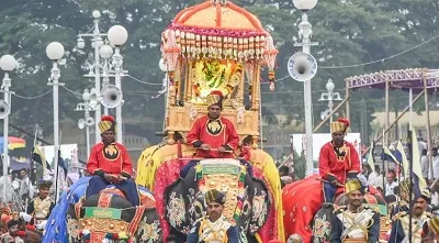 ಇಂದು ನಾಡಹಬ್ಬ ಮೈಸೂರು ದಸರ  ಜಂಬೂಸವಾರಿ  