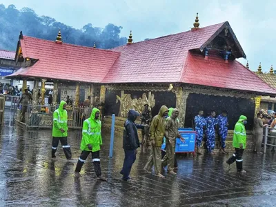 ದೇವರನಾಡಿನಲ್ಲಿ ಭಾರಿ ಮಳೆ ಶಬರಿಮಲೆಯಲ್ಲಿ ಹೈಅಲರ್ಟ್