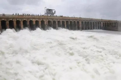 ಕೆಆರ್‌ಎಸ್ ಜಲಾಶಯ ಭರ್ತಿ  ಕಾವೇರಿ ಕೊಳ್ಳದ ಜನರಲ್ಲಿ ಪ್ರವಾಹದ ಆತಂಕ